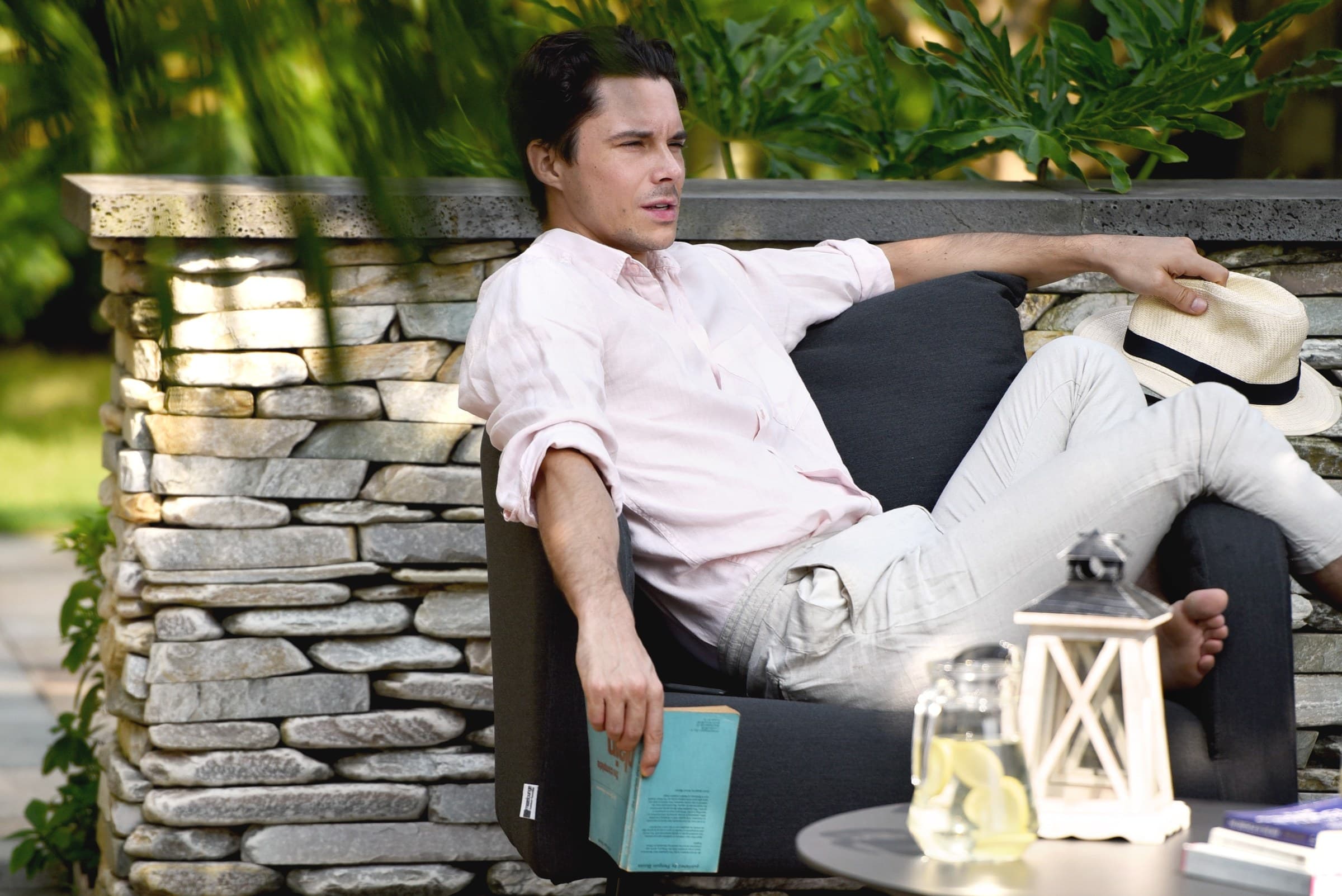 Resort poolside outdoor furniture application