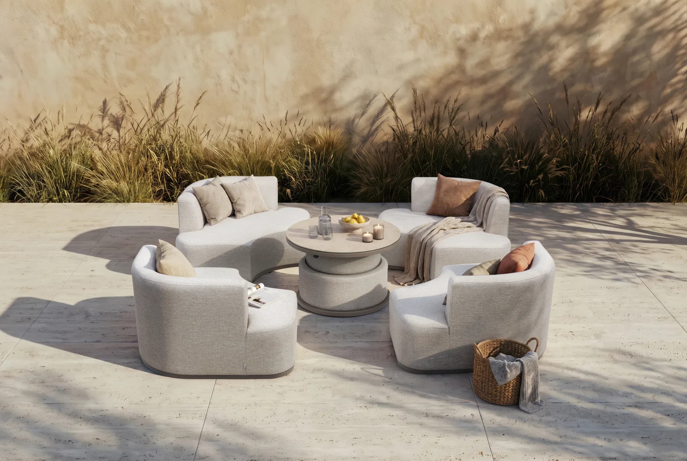 Snug Lifestyle Suit arranged in an outdoor setting