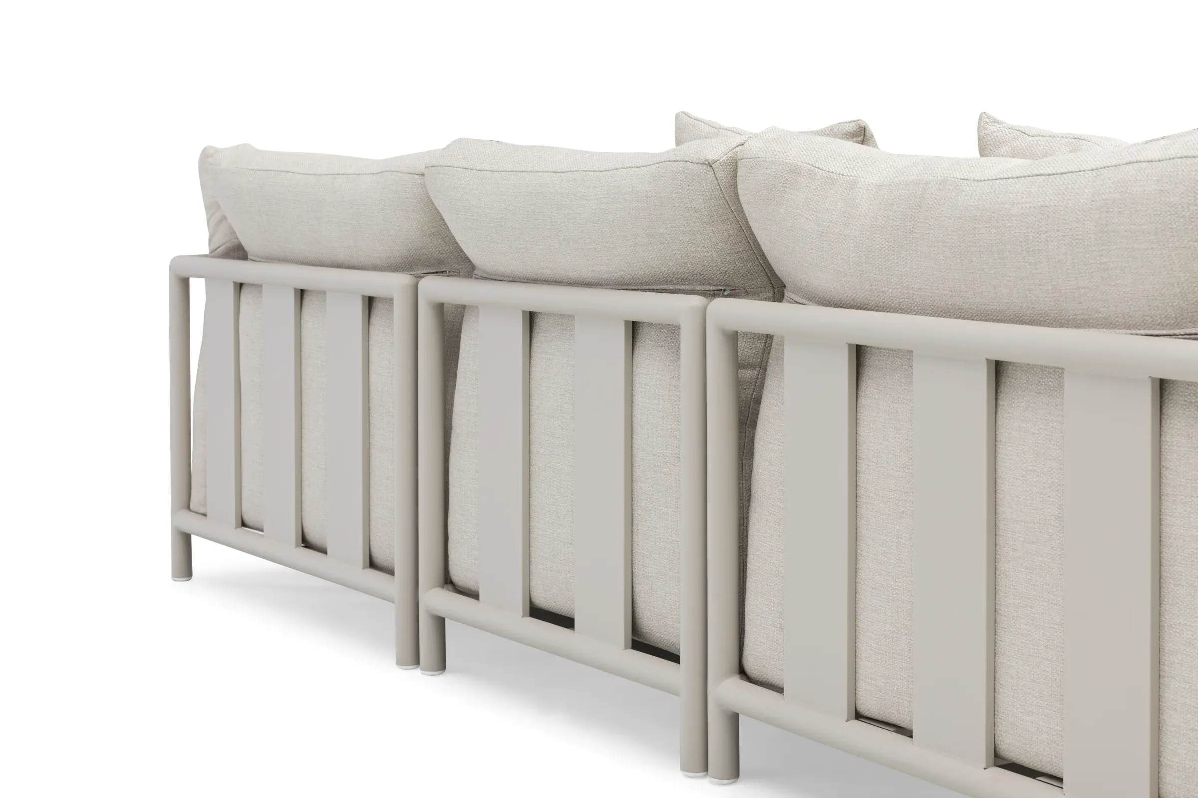 Cascade Modular Sofa Set, close-up of construction and design details