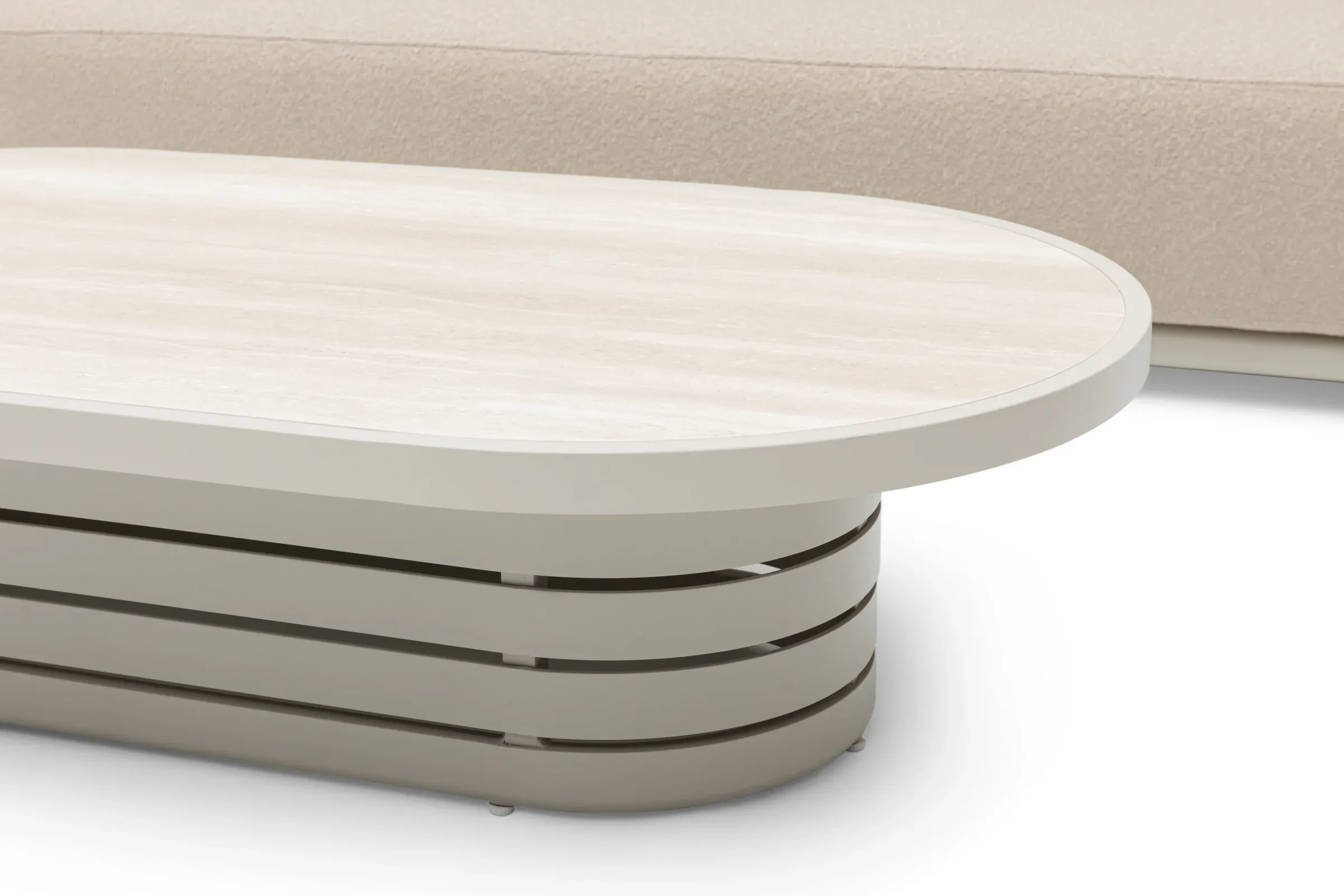 Halo 3 Seater Sofa Set, close-up of construction and design details